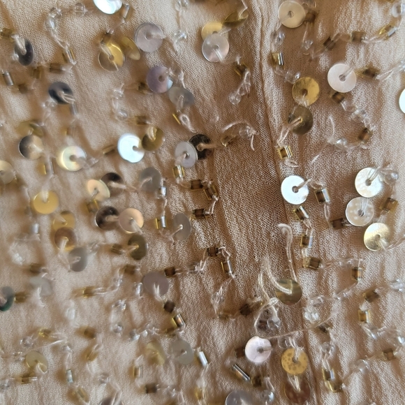 Aidan Mattox Cutout Beaded Silk Dress, 14, Used - Picture 13 of 15